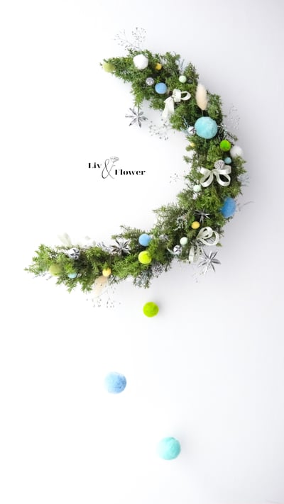 月光夢境系列-永生聖誕花圈課7