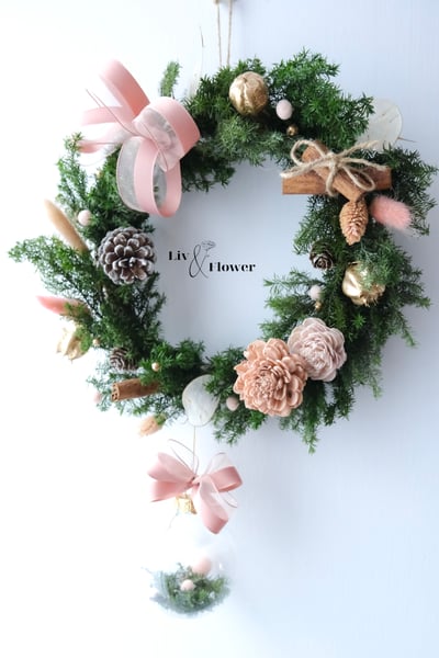 奶茶甜心系列-永生聖誕花圈課2