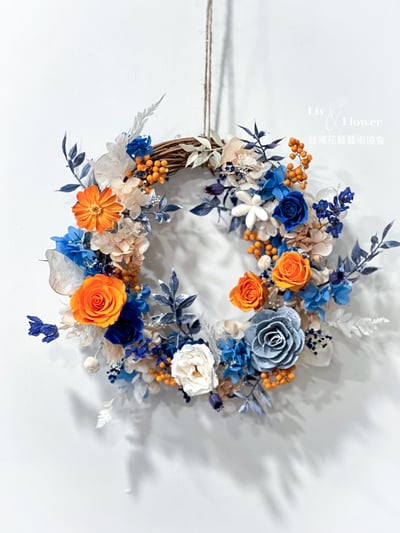 BFC商業不凋&乾燥花基礎應用證書 (台灣花藝藝術協會)6