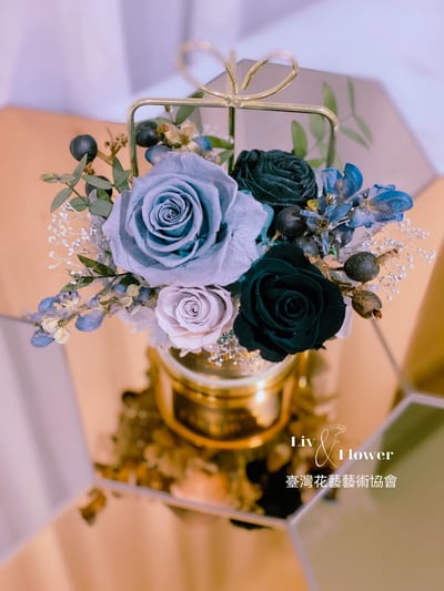 BFC商業不凋&乾燥花基礎應用證書 (台灣花藝藝術協會)5