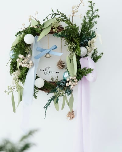 野園森林系列-永生聖誕花圈課1