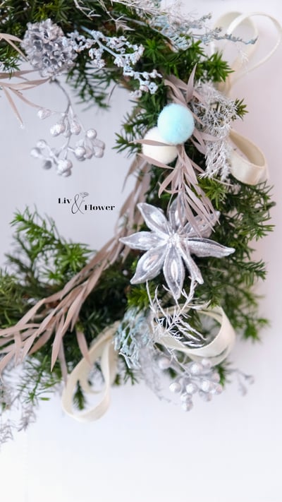 童心未泯系列-永生聖誕花圈課3