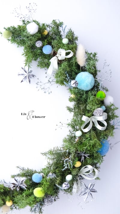 月光夢境系列-永生聖誕花圈課6