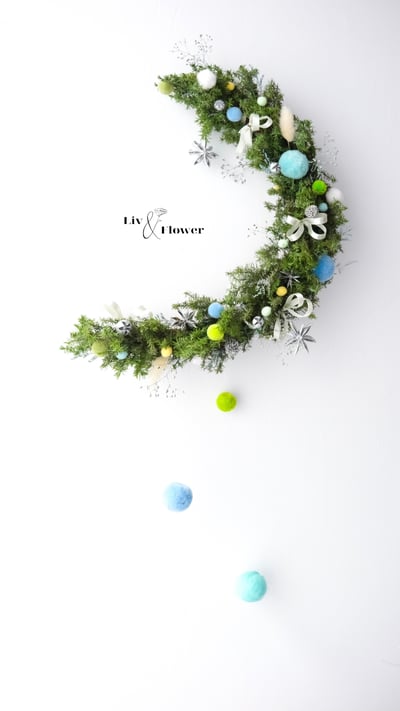 月光夢境系列-永生聖誕花圈課1