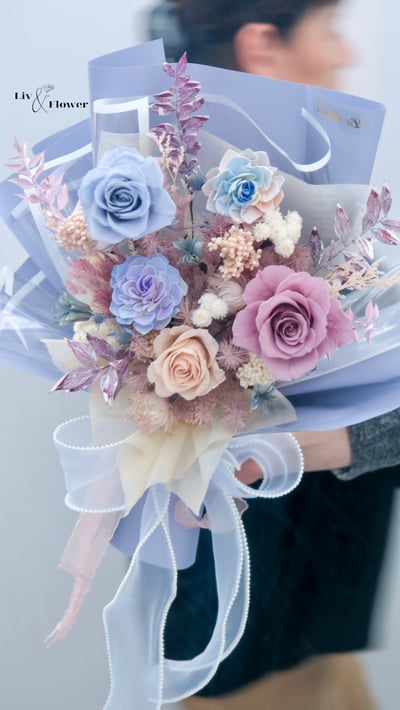 不凋花花束｜靜謐呢喃系列3