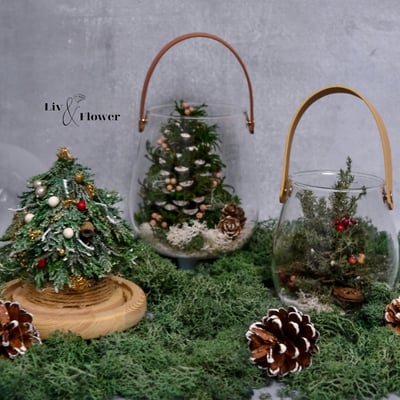 野園森林系列-永生聖誕花禮課1