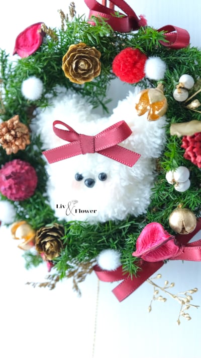 童心未泯系列-永生聖誕花圈課9