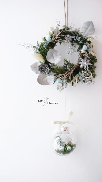 童心未泯系列-永生聖誕花圈課7