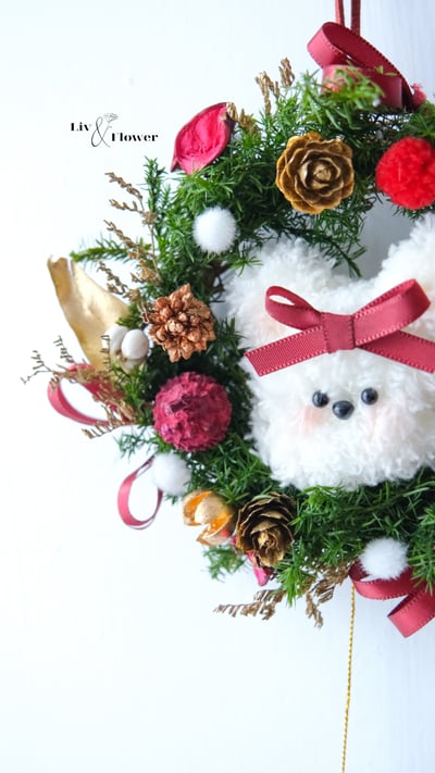 童心未泯系列-永生聖誕花圈課6