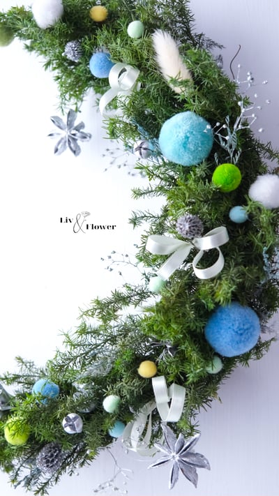 月光夢境系列-永生聖誕花圈課2