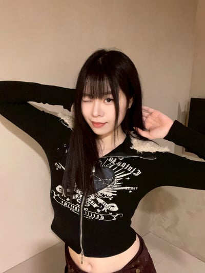 美式辣妹羊羔毛翻領上衣2