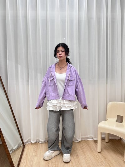 韓妞主場 花邊疊穿細肩背心7