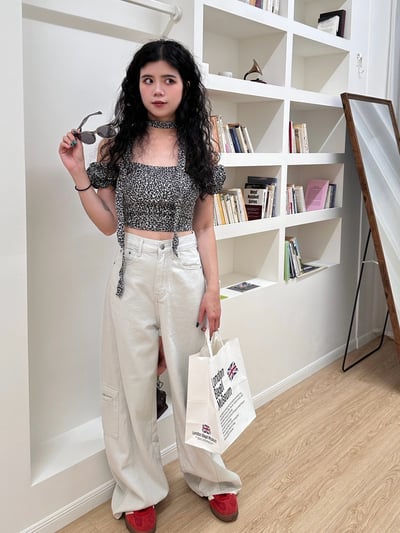 百搭寬鬆直筒牛仔褲4