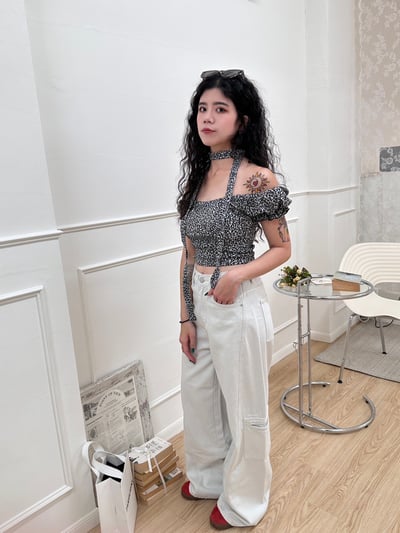 百搭寬鬆直筒牛仔褲5