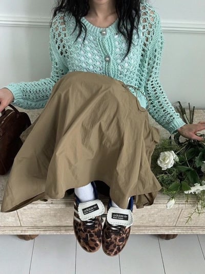 正韓 細節控精緻雙口袋針織外套4