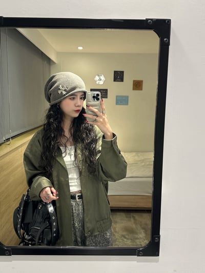 龐克十字小臉堆堆冷帽4