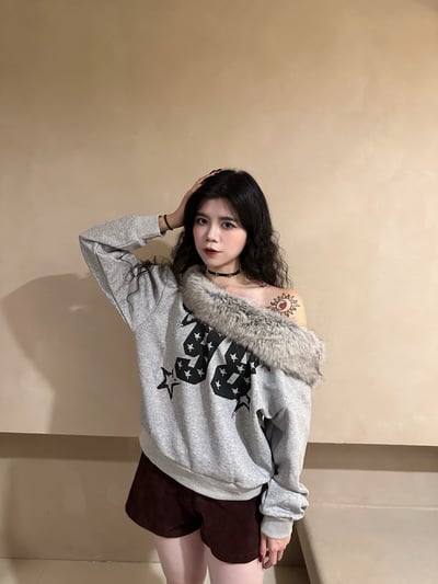 麂皮圓環腰釦短褲3