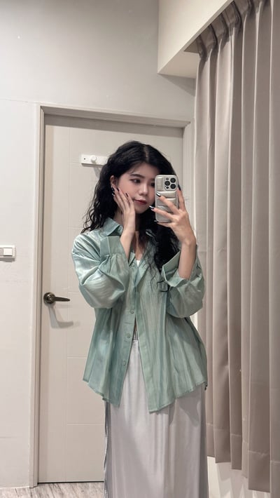 舒適光澤感天絲襯衫3