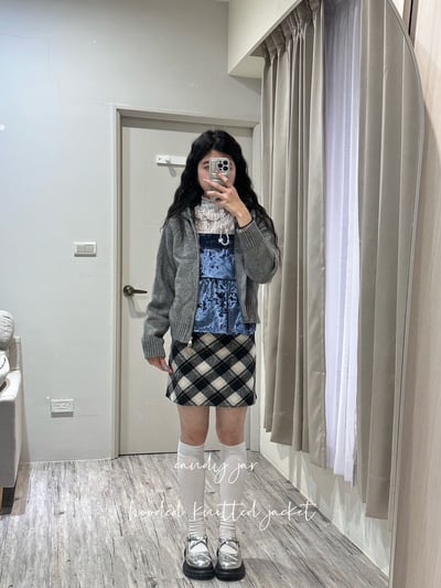 糖果罐子連帽針織外套3