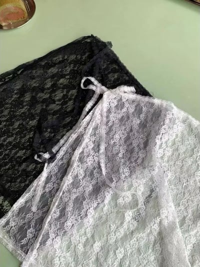 正韓 穿搭必備!唯美蕾絲半裙2