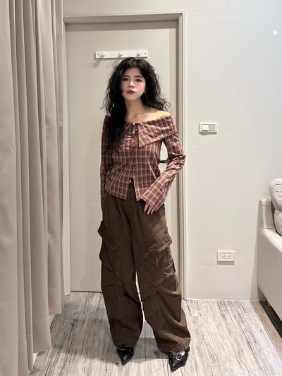 超顯瘦大口袋工裝褲10