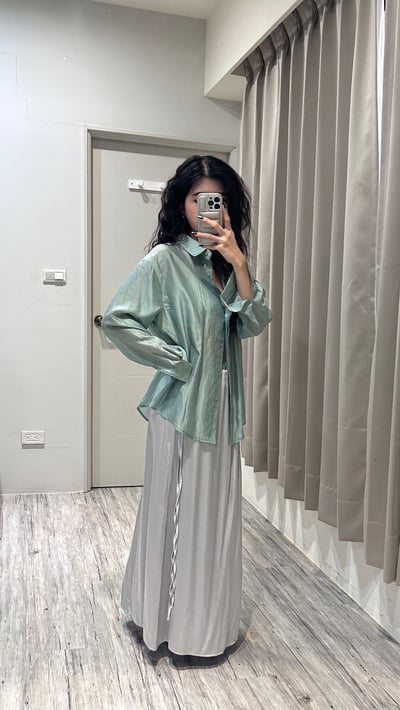 舒適光澤感天絲襯衫2