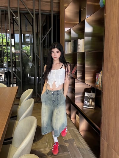 韓系兩件式滾邊蕾絲背心3