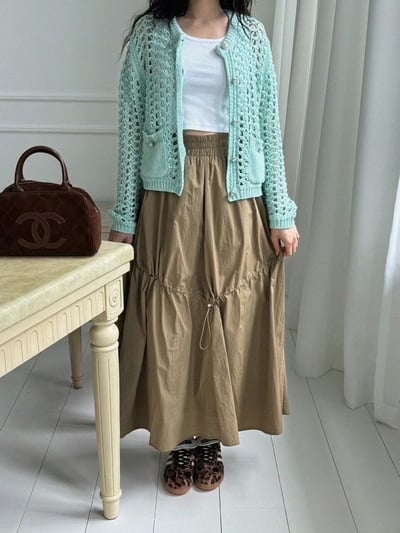 正韓 細節控精緻雙口袋針織外套3