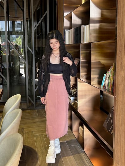 正韓 精緻縷空雕花連帽外套5