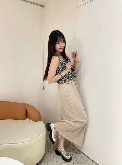 正韓 四季皆宜多綁法明線棉裙6