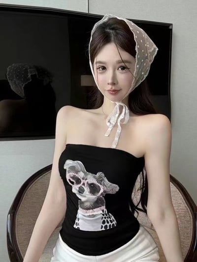 雪納瑞寶寶平口上衣1