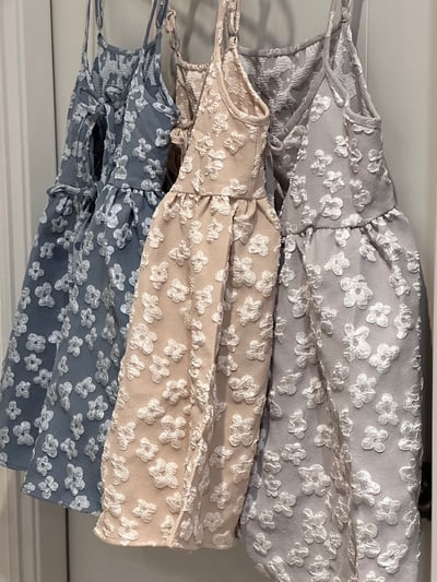 泡泡立體小花綁帶背心9