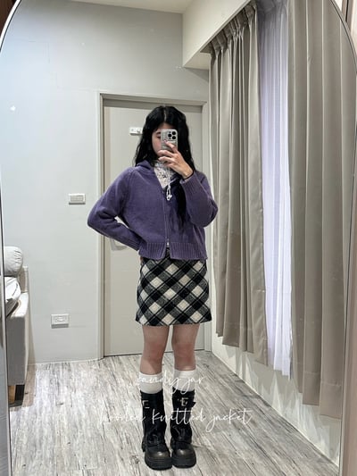 糖果罐子連帽針織外套4