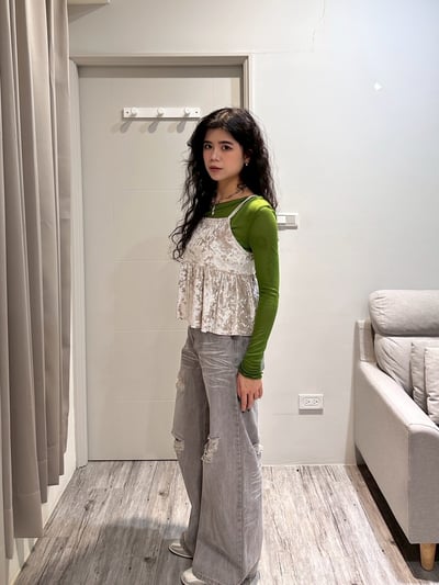 絲絨光澤感吊帶6