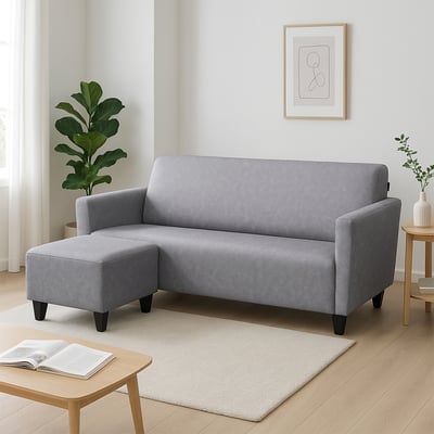 糖霜貓抓皮L型沙發(可訂製)2