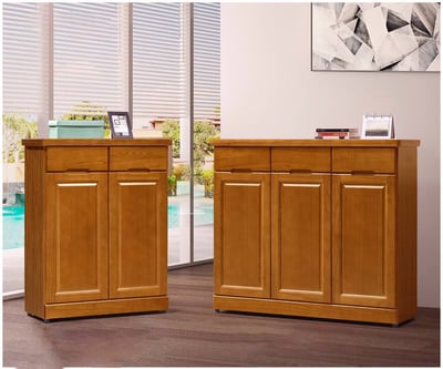 日式半實木鞋櫃/ 3尺 、4尺開門鞋櫃-全嶸家具=服務第一1