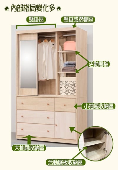 慕夏4X7推門衣櫃3