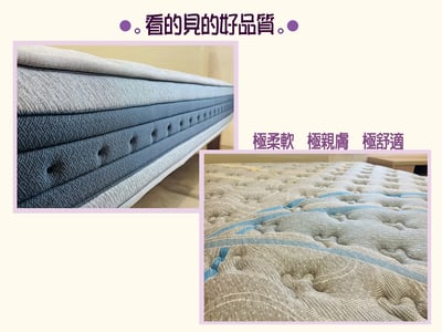 【高密度泡綿封邊】德國ARGO乳膠獨立筒7