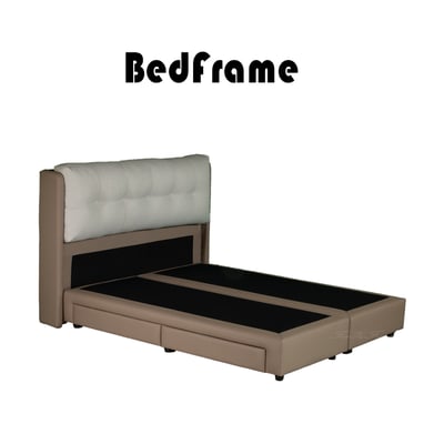 卡布貓抓皮四抽床架(可客製化訂做)2