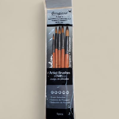 Giorgione喬爾喬內 圓頭水彩筆套組5支裝1