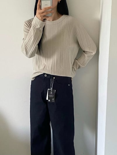 年前就成團！《故事家》立體直紋打底上衣1