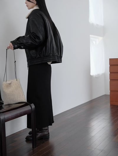 現貨一件！《敗部復活》可拆毛毛領皮衣外套6