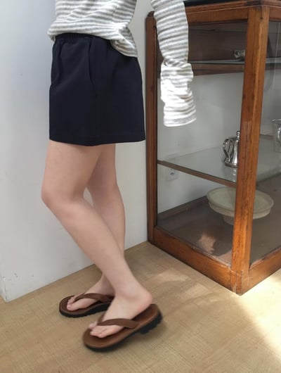 早鳥價開團中！《不顯腫+部落客》大口袋鬆緊短褲3