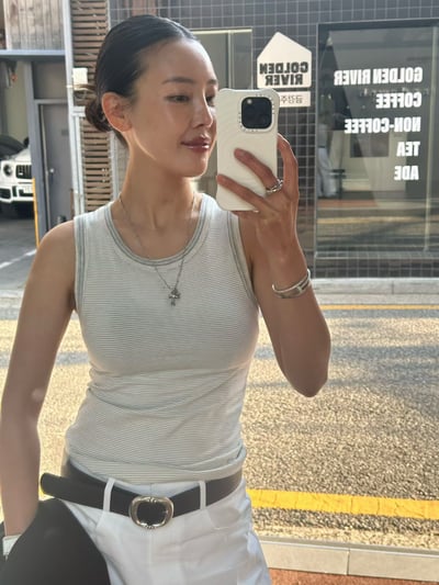 W9成團！《背心富翁》條紋安全感背心3