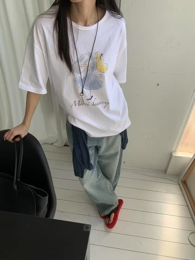 W7成團！《夏日T shirt》Merci beaucoup tee1