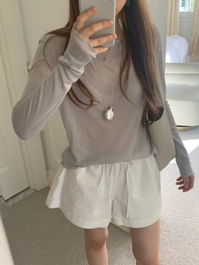 last 1早鳥價！《ounce》花邊下擺薄透打底衣1