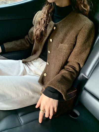 奶白最後一件！《可甜可鹽》liverpool天絲羊毛半高領打底衣4