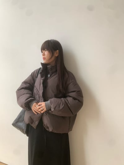 奶茶現貨！咖色特價預購！《簡約好看》帽子可拆羽絨外套5