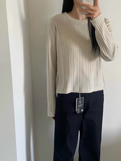 年前就成團！《故事家》立體直紋打底上衣8