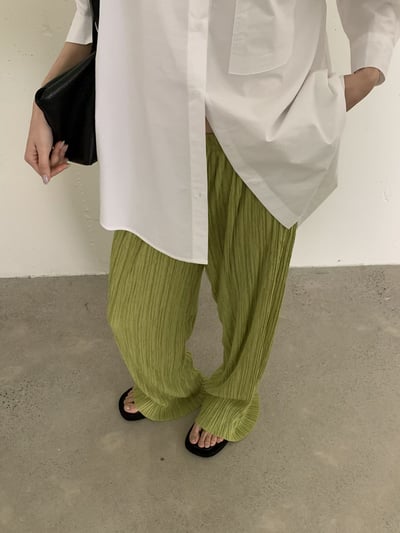 W8成團！《夏天的褲》新廠商皺皺褲(103cm)3